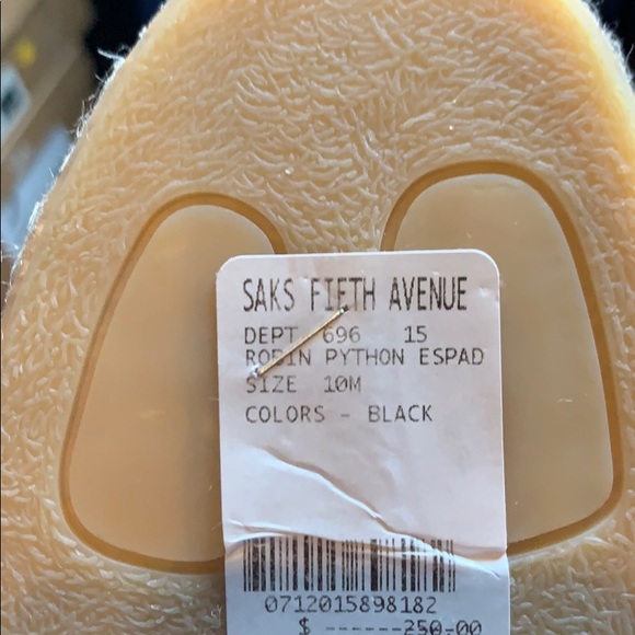 Vince python espadrilles - Picture 3 of 6